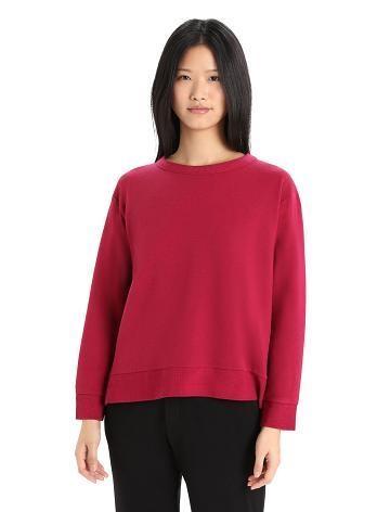 Icebreaker RealFleece™ Merino Dalston Long Sleeve Tröjor Dam Rosa | SE 1334ILHS